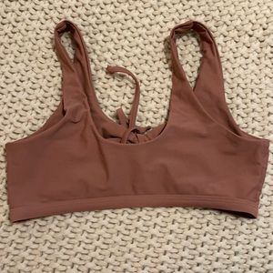 Mauve bikini top
